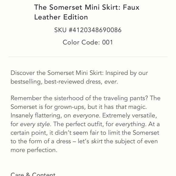 The Somerset Mini Skirt: Faux Leather Edition - Picture 5 of 6